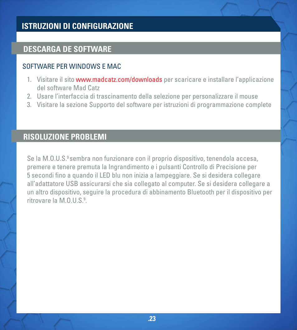 TRITTON M.O.U.S 9 User Manual | Page 23 / 44