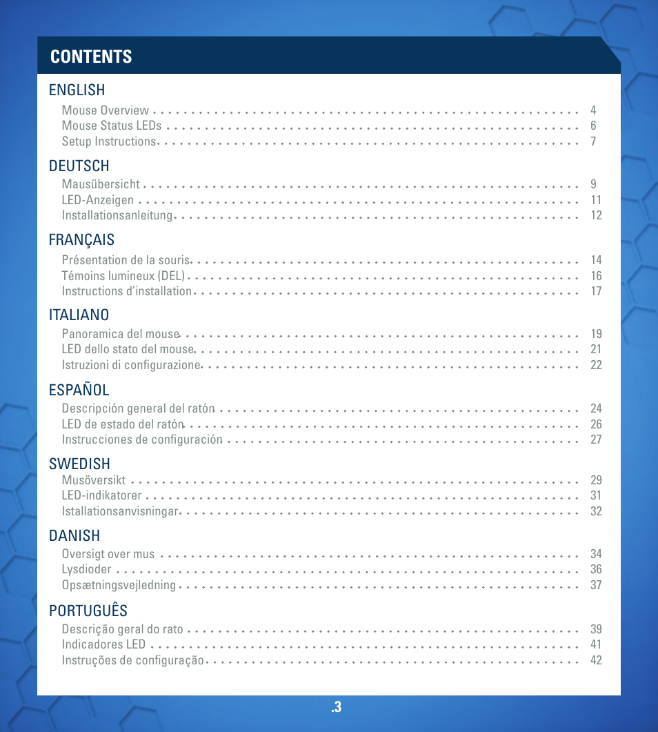 TRITTON M.O.U.S 9 User Manual | Page 3 / 44