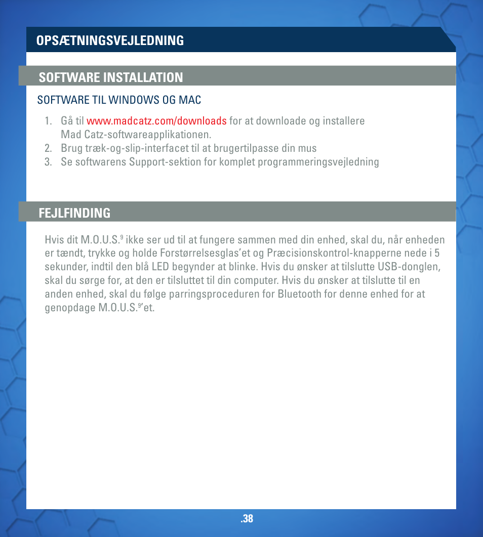 TRITTON M.O.U.S 9 User Manual | Page 38 / 44