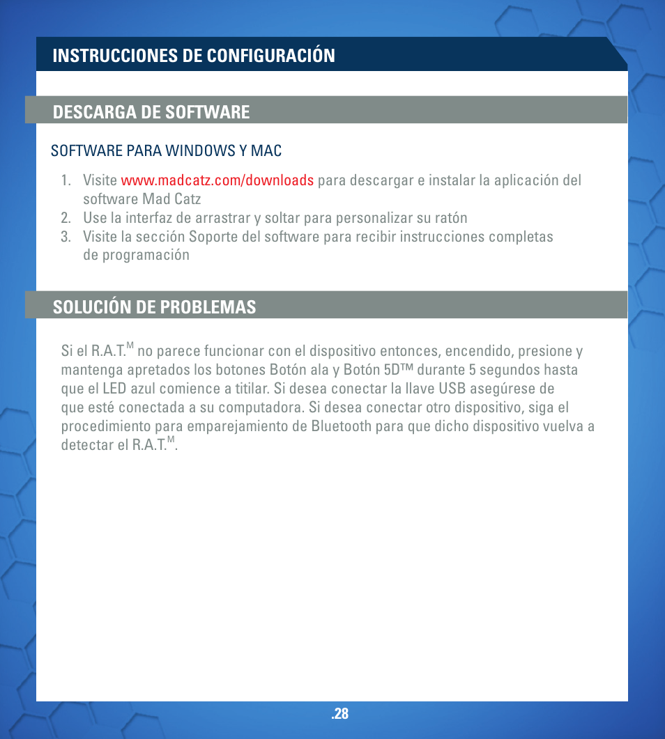TRITTON R.A.T. M User Manual | Page 28 / 44