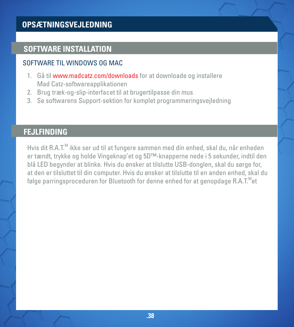 TRITTON R.A.T. M User Manual | Page 38 / 44