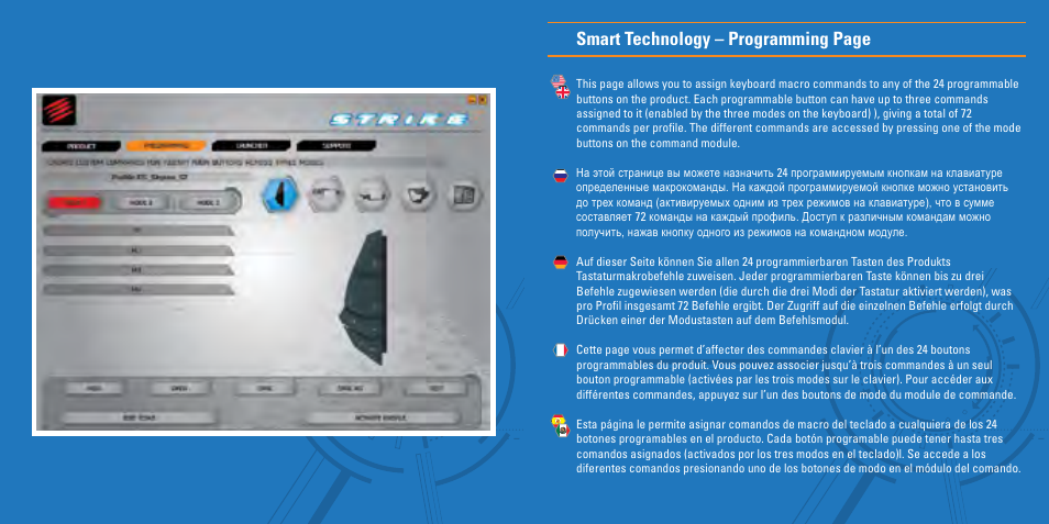 Smart technology – programming page | TRITTON S.T.R.I.K.E. 7 User Manual | Page 3 / 17