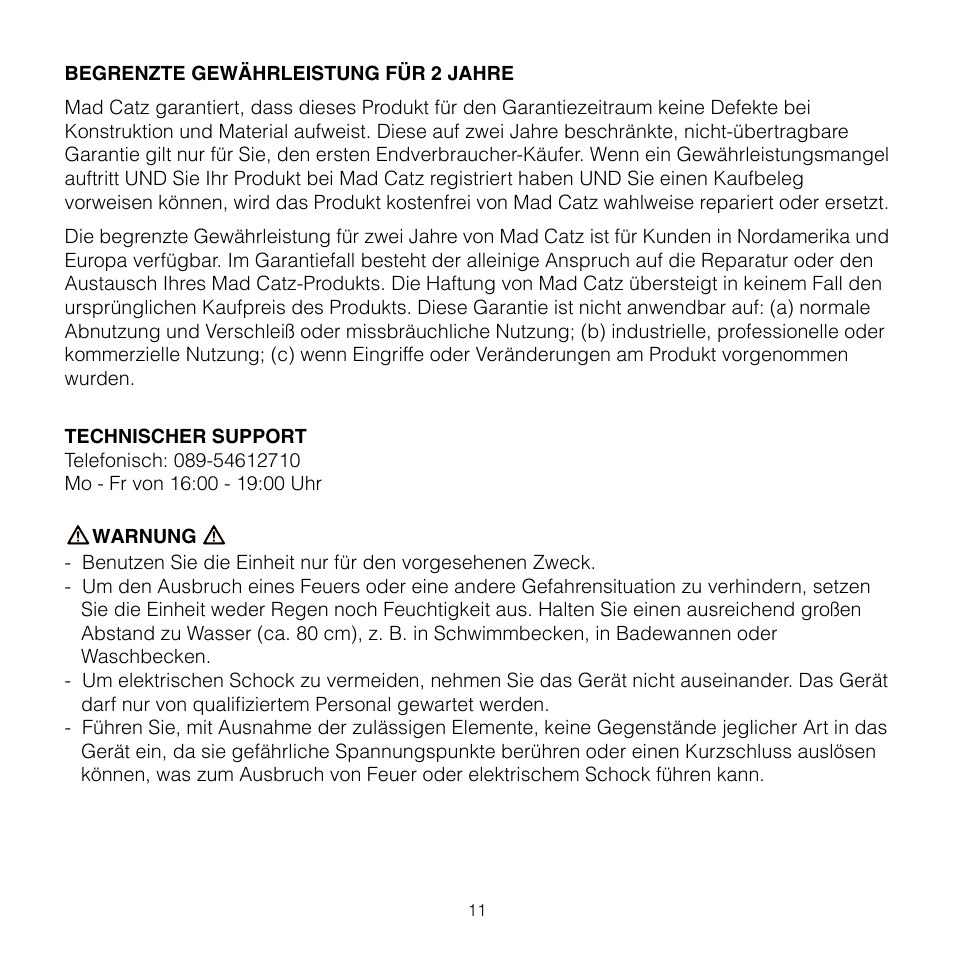 TRITTON AV8R FlightStick for PC User Manual | Page 11 / 28