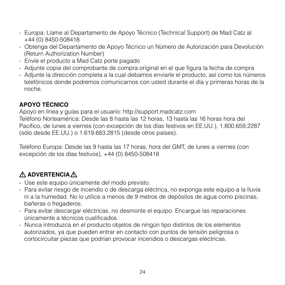 TRITTON AV8R FlightStick for PC User Manual | Page 24 / 28