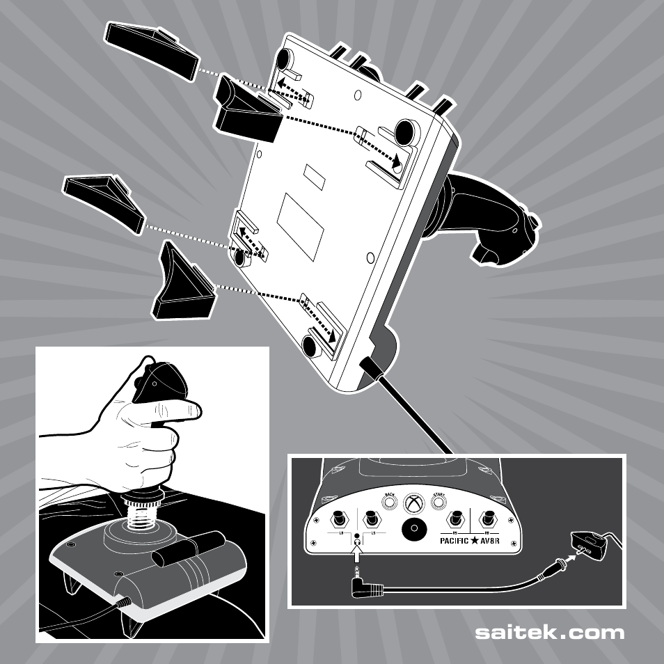 TRITTON AV8R FlightStick for Xbox 360 User Manual | Page 3 / 28