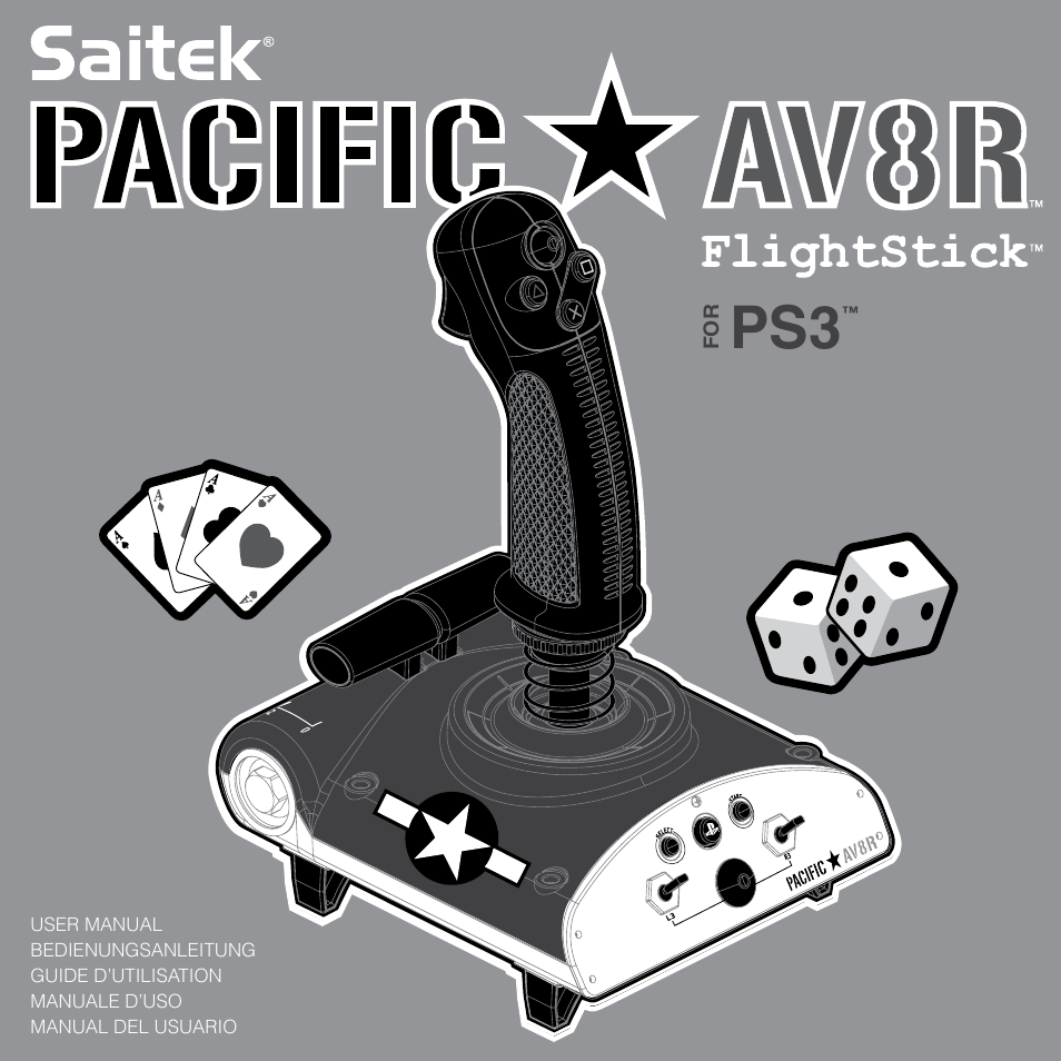 TRITTON AV8R FlightStick for PS3 User Manual | 28 pages