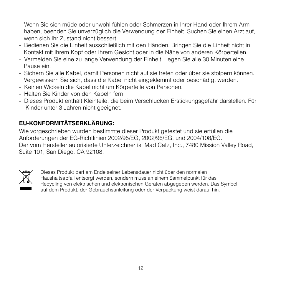 TRITTON AV8R FlightStick for PS3 User Manual | Page 12 / 28
