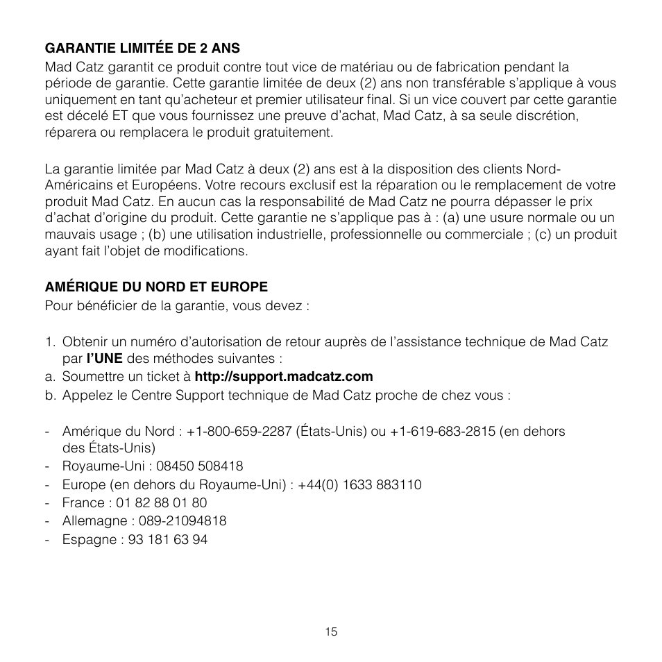 TRITTON AV8R FlightStick for PS3 User Manual | Page 15 / 28