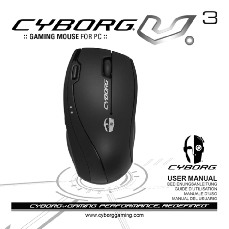 Cyborg V.3 Mouse User Manual | 8 pages