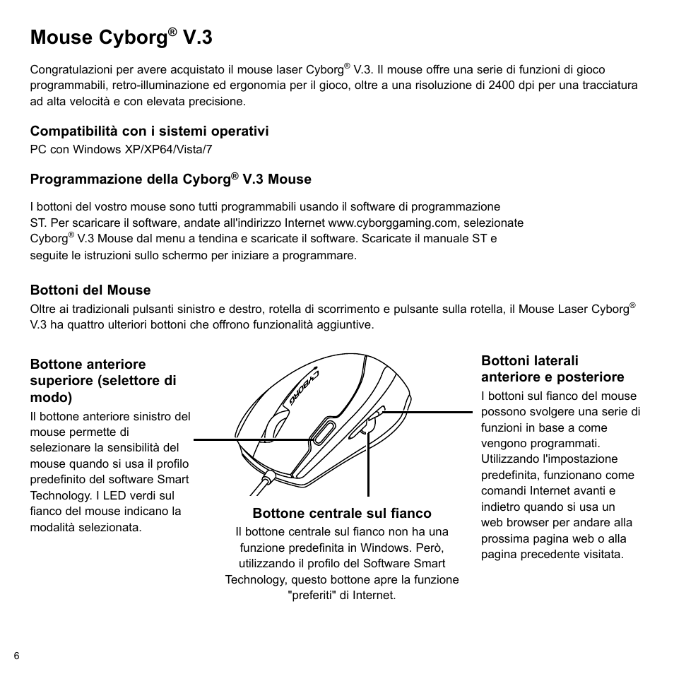 Mouse cyborg | Cyborg V.3 Mouse User Manual | Page 6 / 8