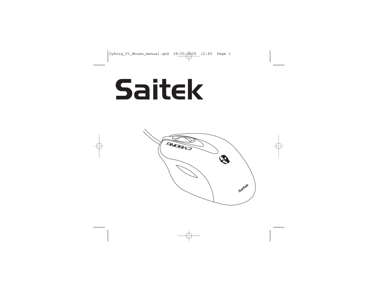 Saitek Cyborg V.1 Mouse User Manual | 13 pages