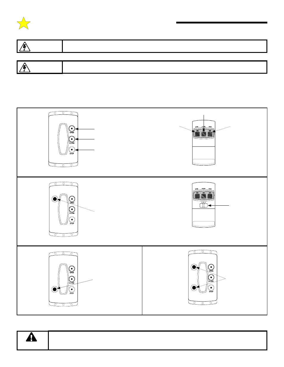 Commercial transmitter models | Allstar Products Group 733 User Manual | Page 2 / 4