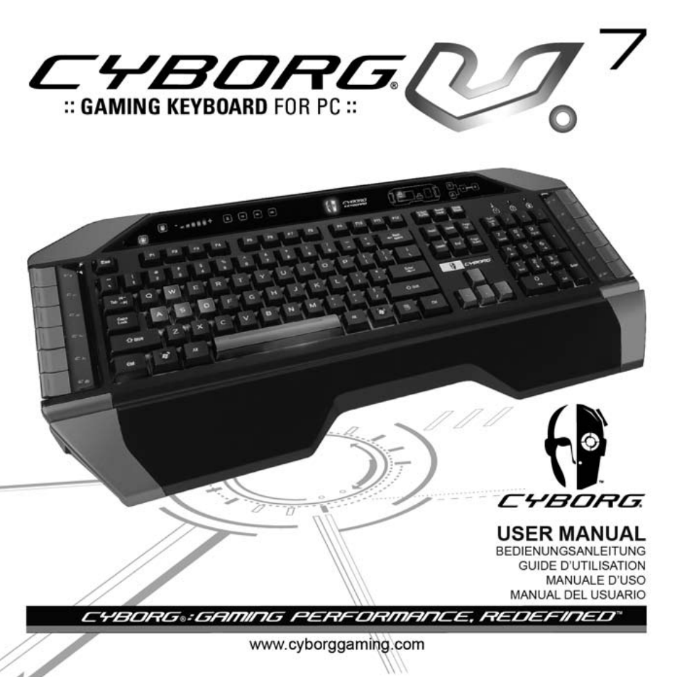 Cyborg V.7 Keyboard User Manual | 24 pages