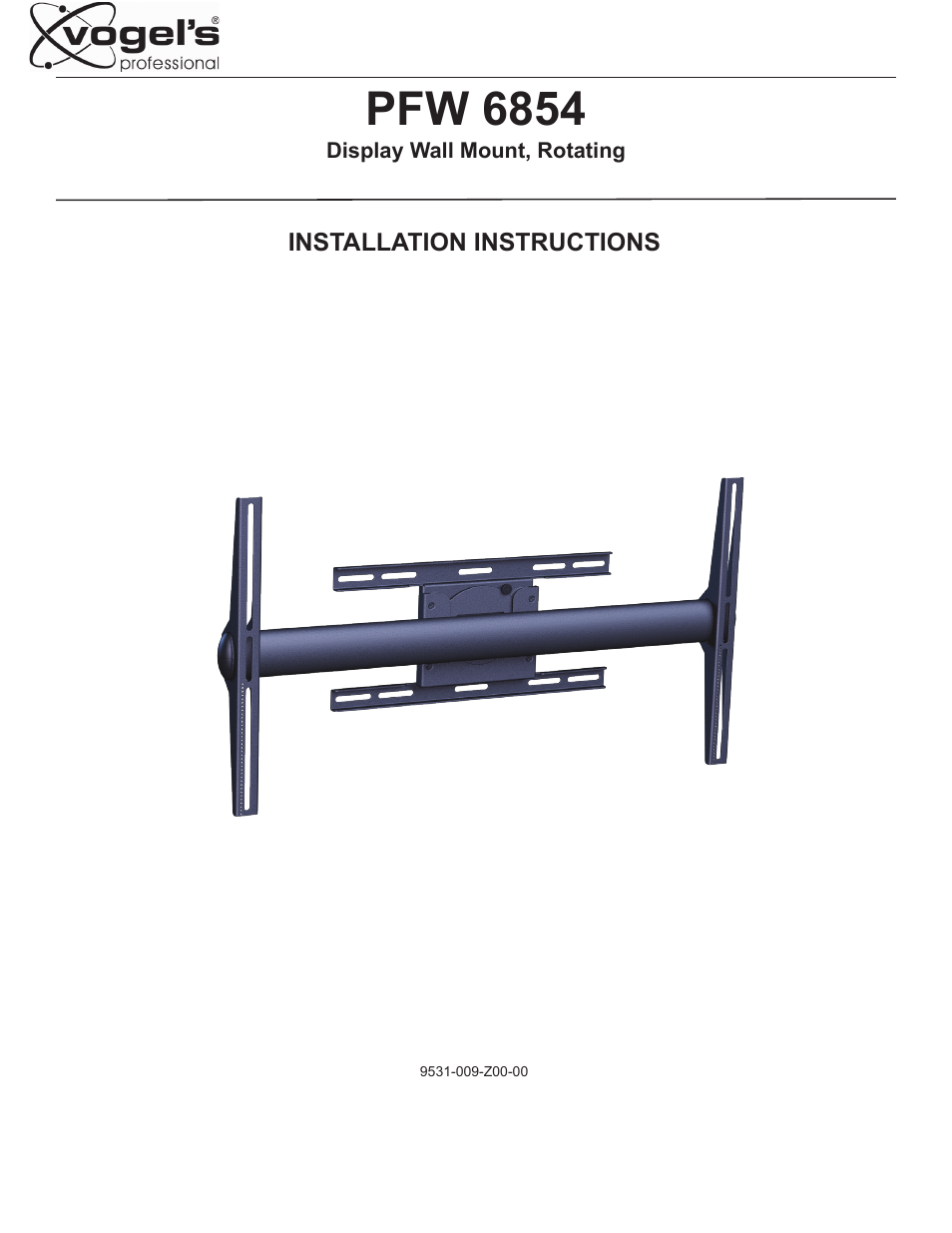 Vogels PFW 6854 User Manual | 10 pages