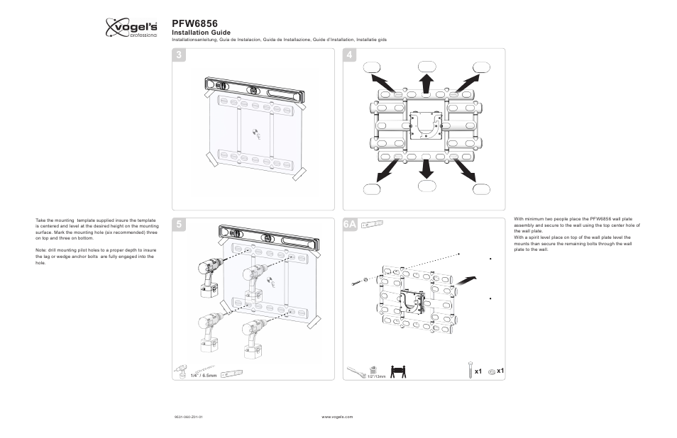 Vogels PFW 6856 User Manual | Page 3 / 8