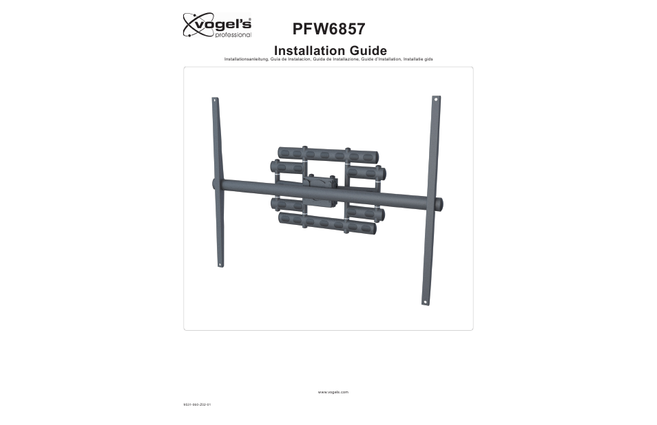 Vogels PFW 6857 User Manual | 8 pages