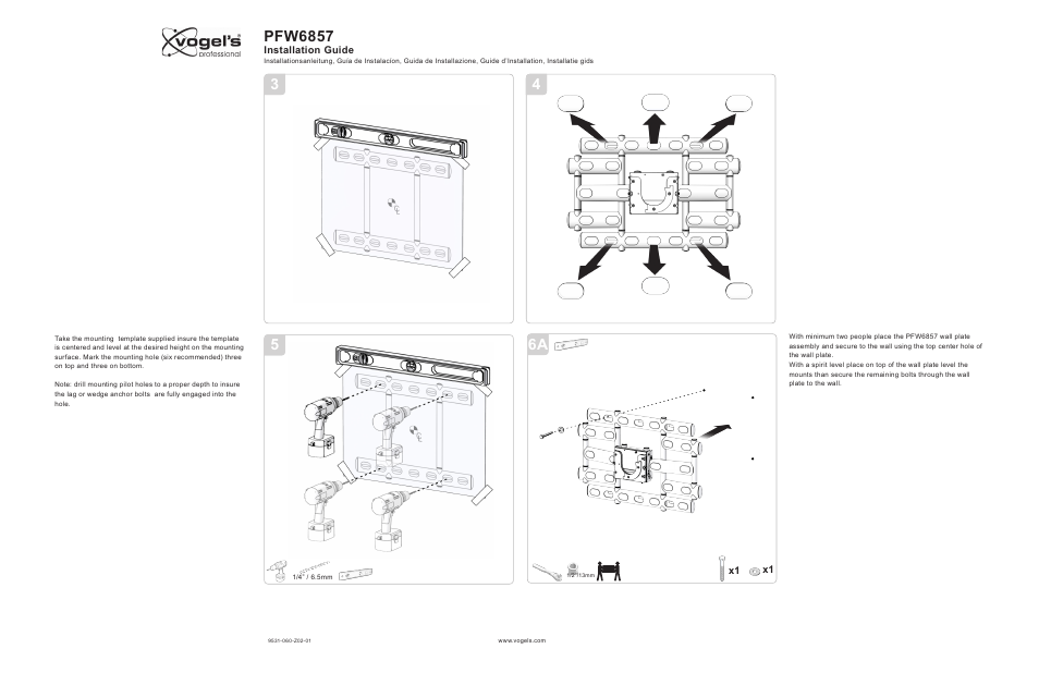 Vogels PFW 6857 User Manual | Page 3 / 8