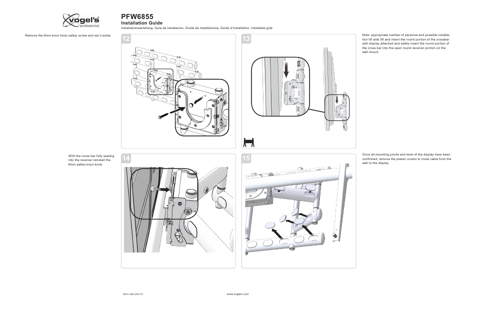 Pfw6855 | Vogels PFW 6855 User Manual | Page 6 / 8