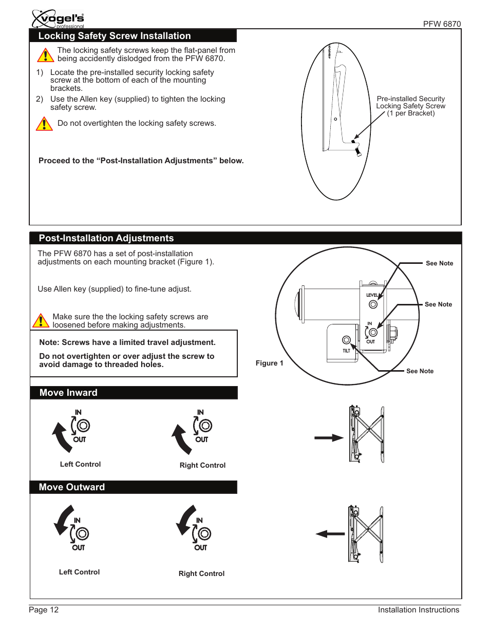 Vogels PFW 6870 User Manual | Page 12 / 16