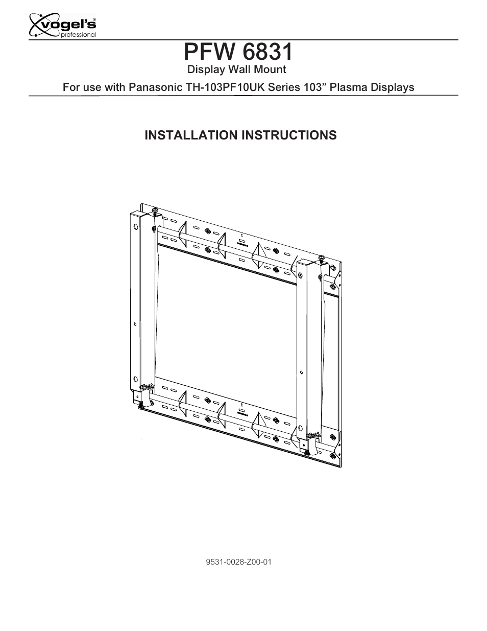 Vogels PFW 6831 User Manual | 8 pages