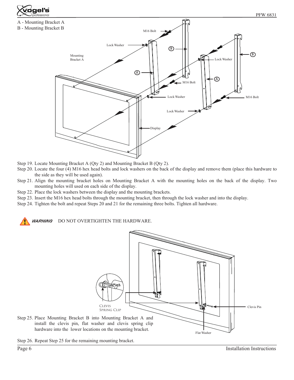 Vogels PFW 6831 User Manual | Page 6 / 8