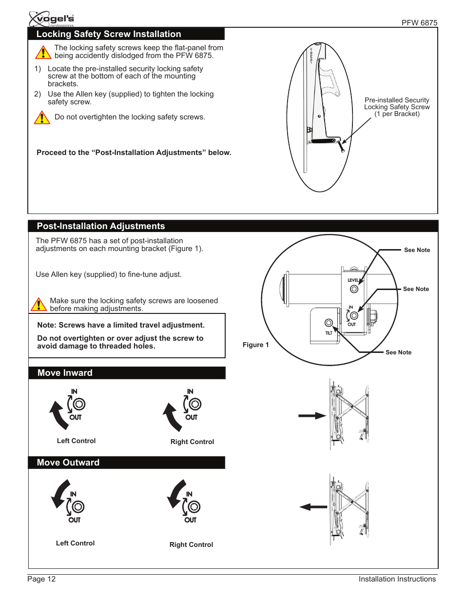 Vogels PFW 6875 User Manual | Page 12 / 16