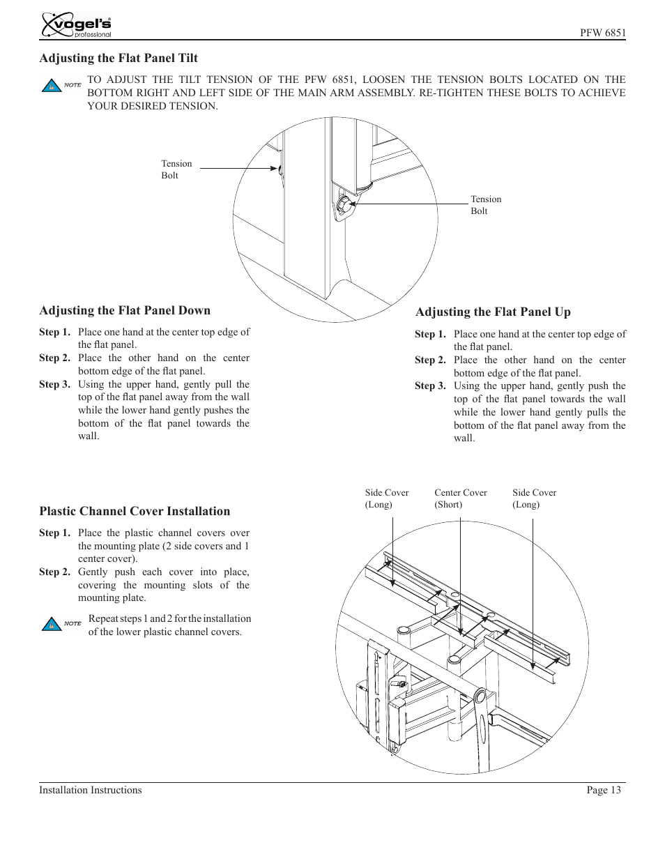 Vogels PFW 6851 User Manual | Page 13 / 14
