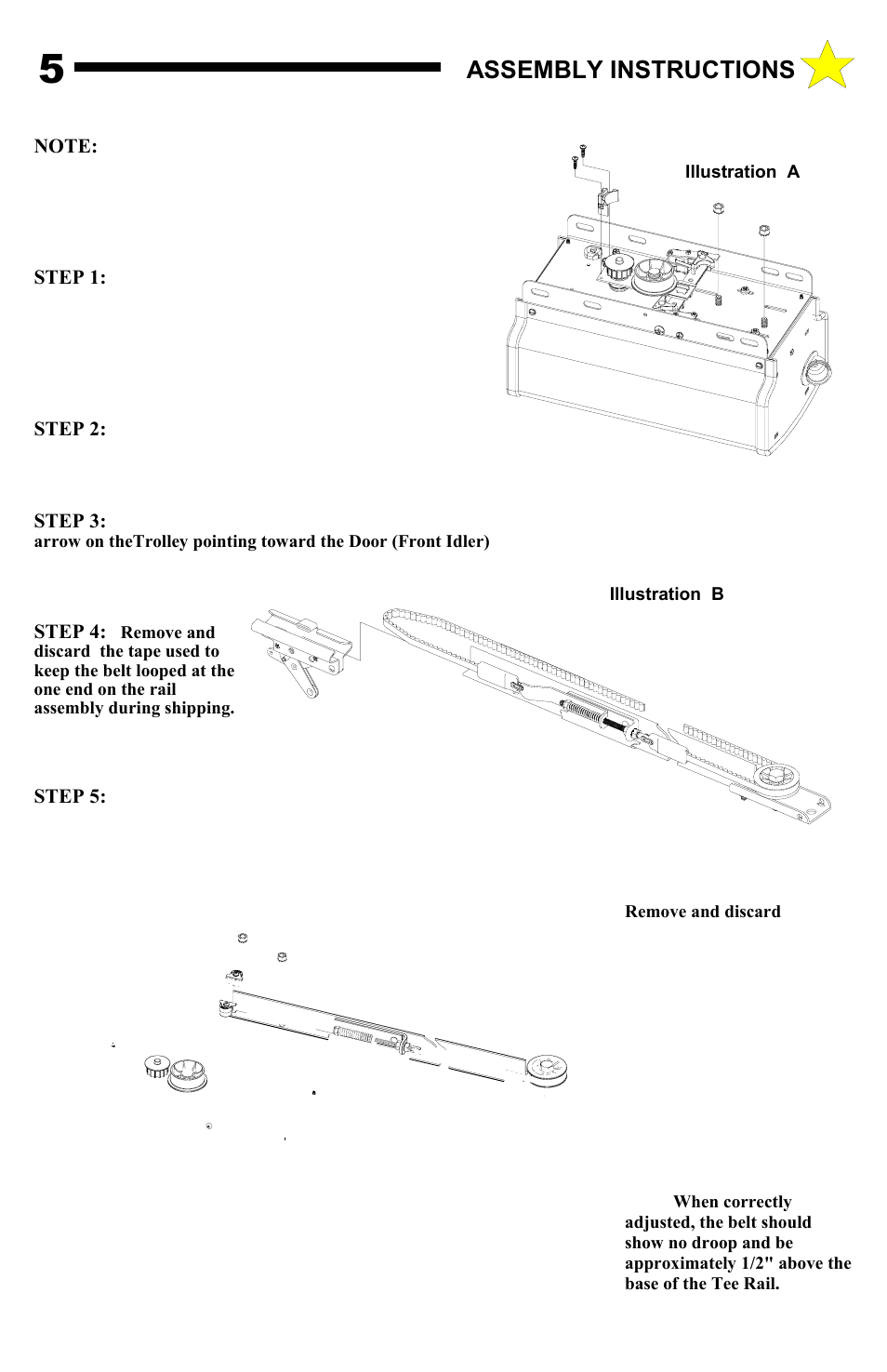 Assembly instructions | Allstar Products Group MVP-SB User Manual | Page 5 / 20