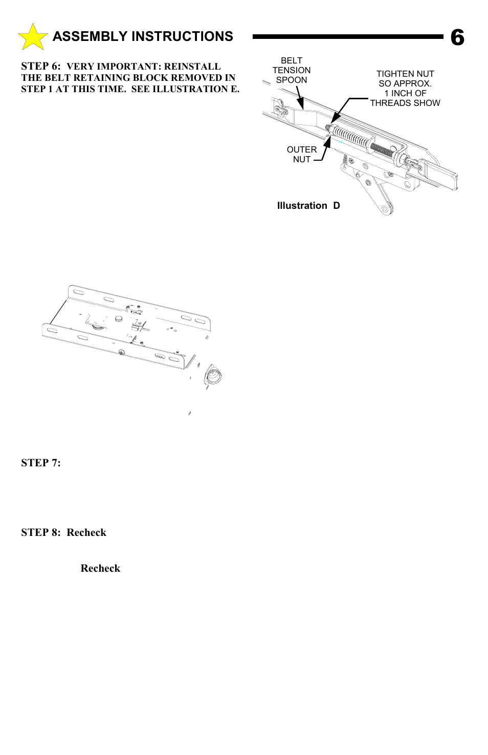 Assembly instructions | Allstar Products Group MVP-SB User Manual | Page 6 / 20