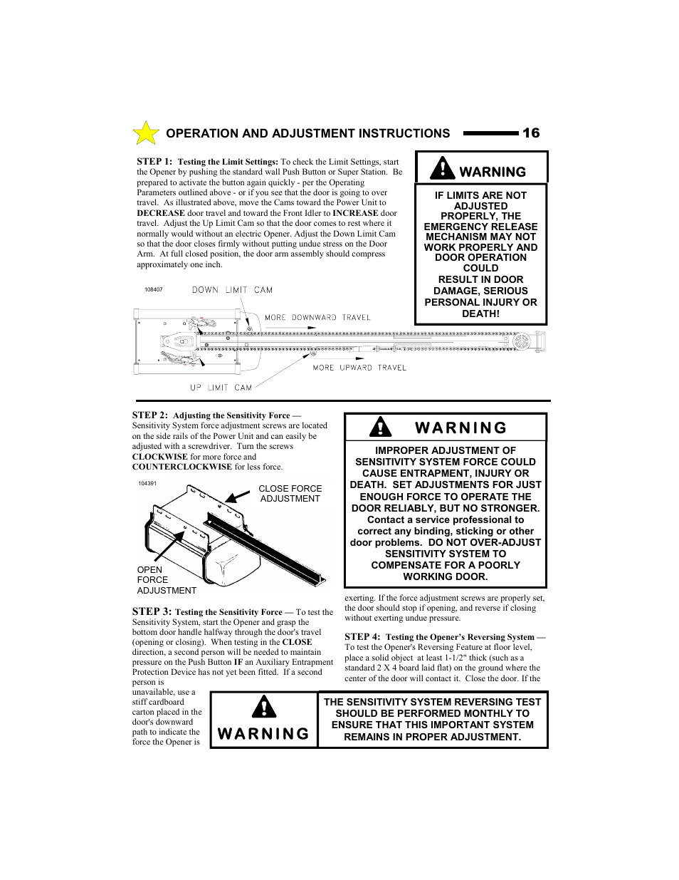Warning | Allstar Products Group MVP-SQ User Manual | Page 16 / 20