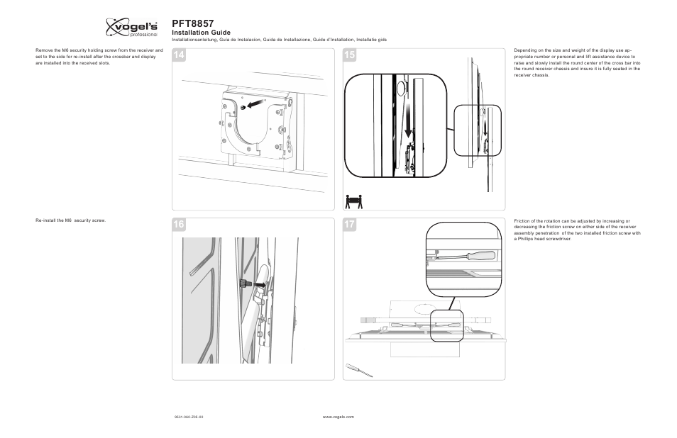 Pft8857 | Vogels PFT 8857 User Manual | Page 6 / 8