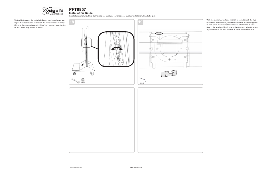 Pft8857 | Vogels PFT 8857 User Manual | Page 7 / 8