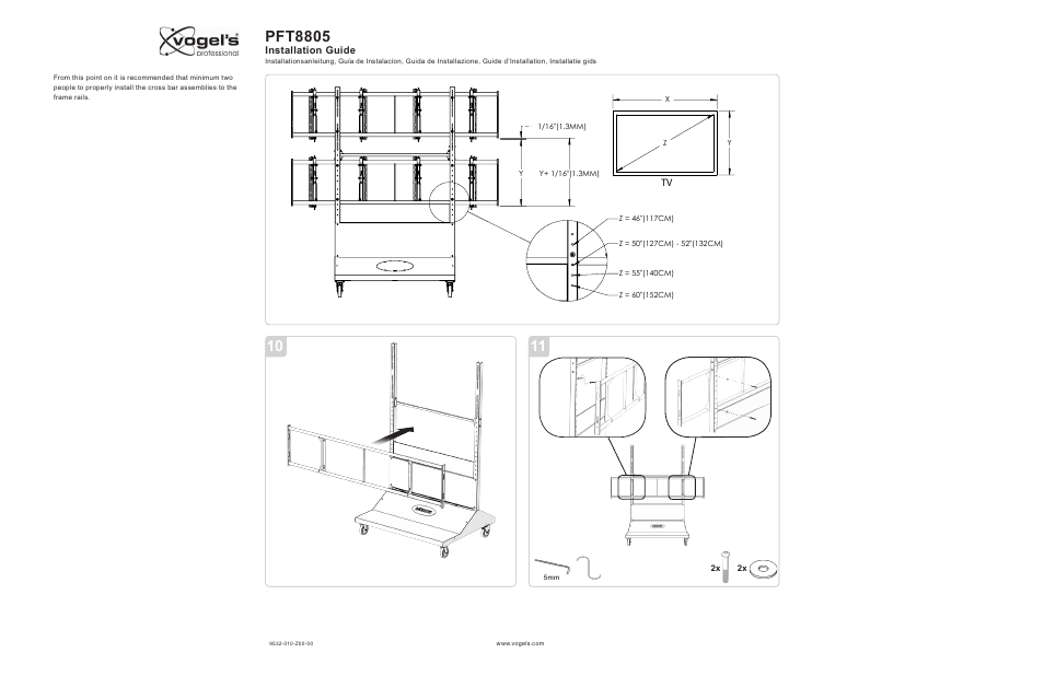Pft8805 | Vogels PFT 8805 User Manual | Page 5 / 10