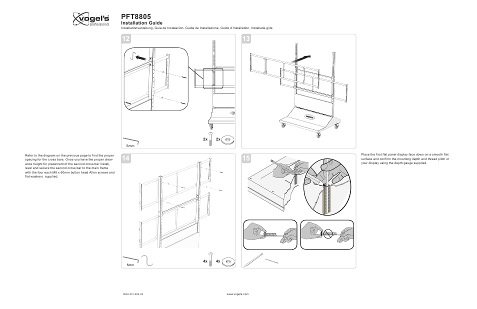 Pft8805 | Vogels PFT 8805 User Manual | Page 6 / 10