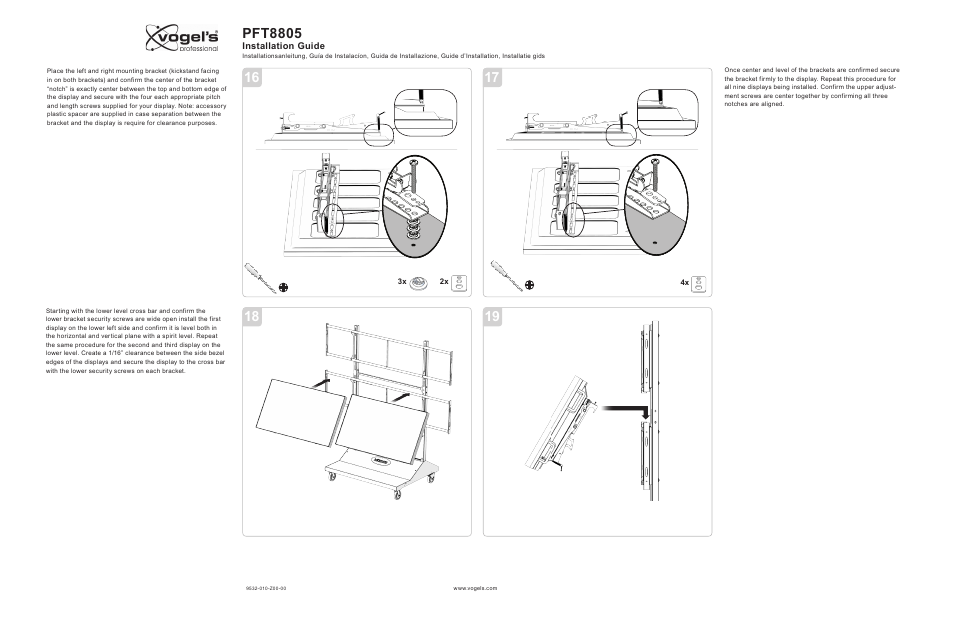 Pft8805 | Vogels PFT 8805 User Manual | Page 7 / 10