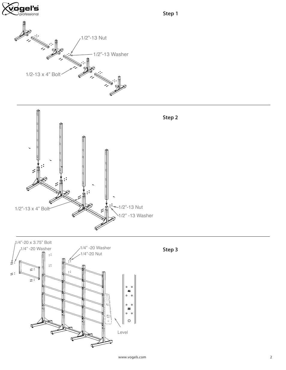 Vogels PFF 7810 User Manual | Page 2 / 5