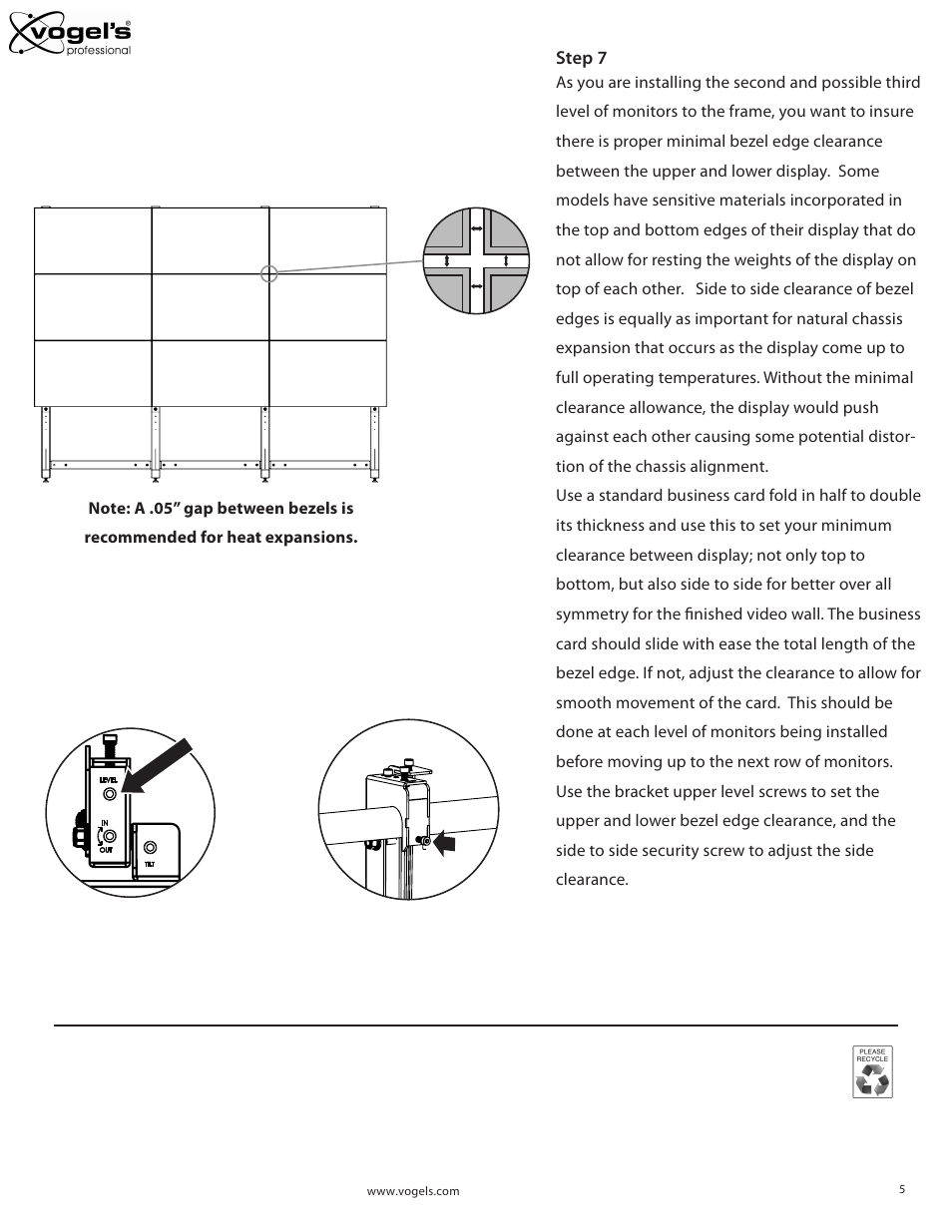 Vogels PFF 7810 User Manual | Page 5 / 5