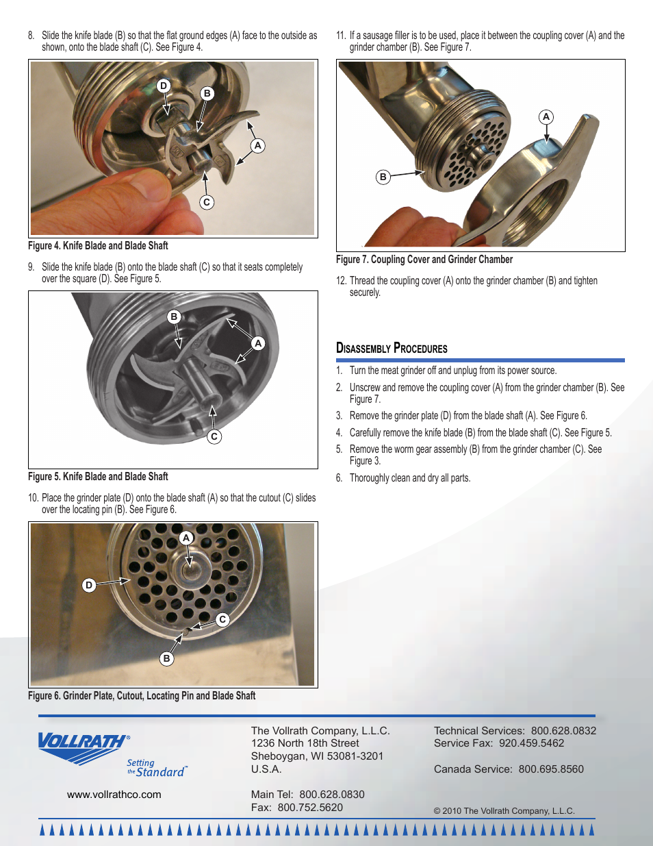 Vollrath MIN0022 Installation Instructions User Manual | Page 2 / 2