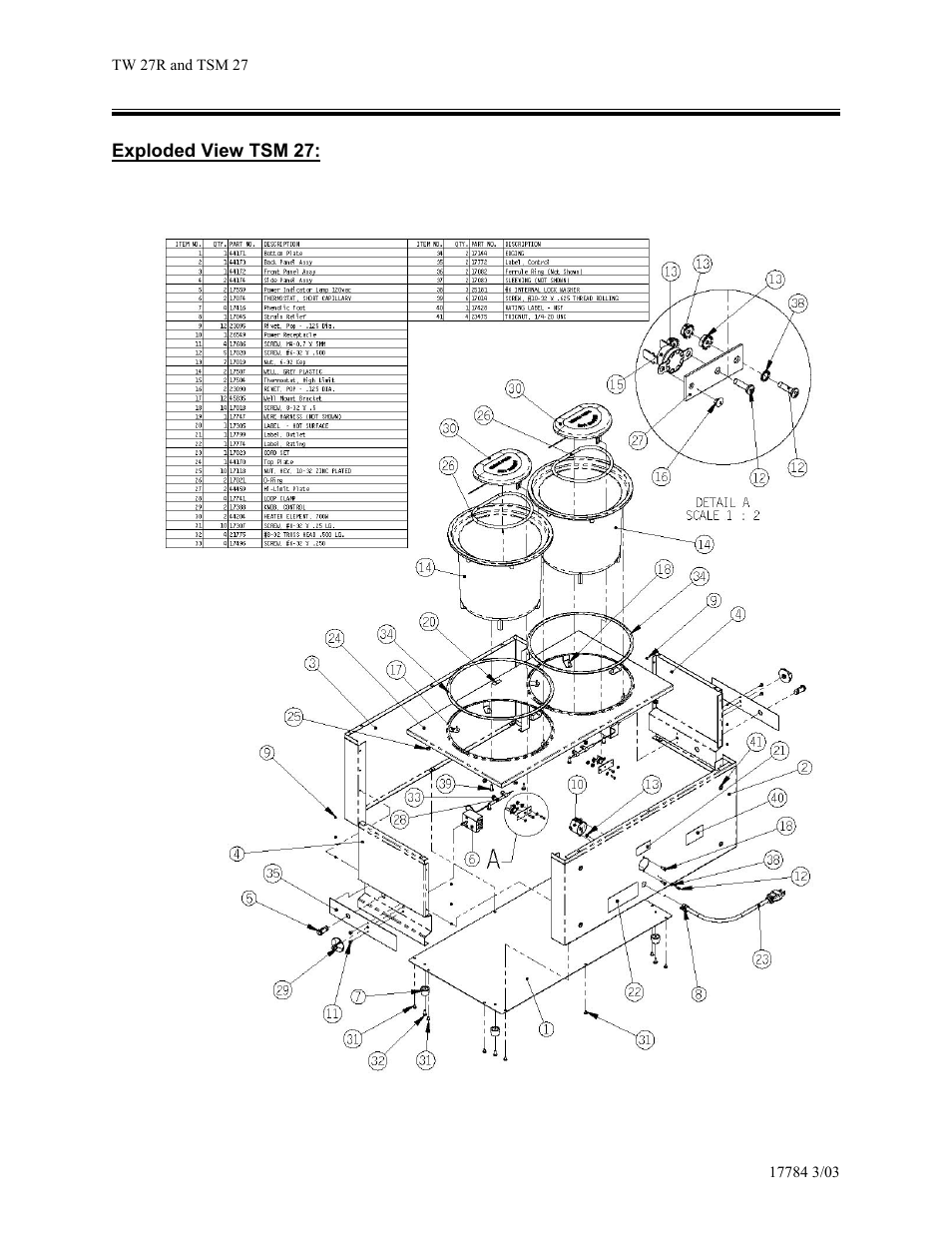 Vollrath Cayenne Model TW-27R Twin 7-Quart Rethermalizer User Manual | Page 6 / 10