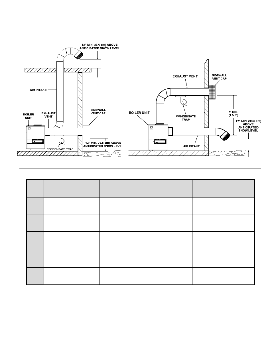 Direct vent - horizontal (category iii) | A.O. Smith 404 User Manual | Page 15 / 48