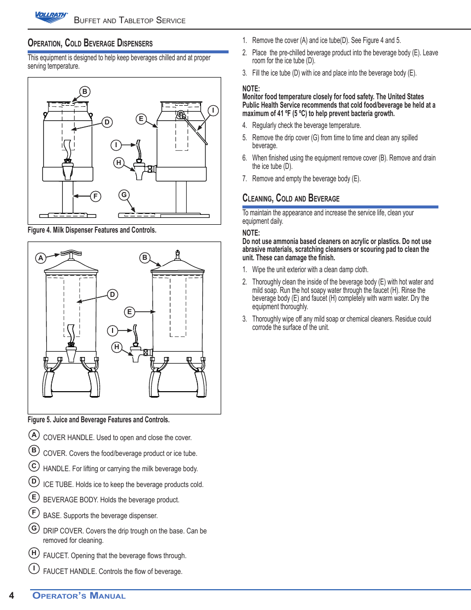 Vollrath Somerville Buffet Service User Manual | Page 4 / 16