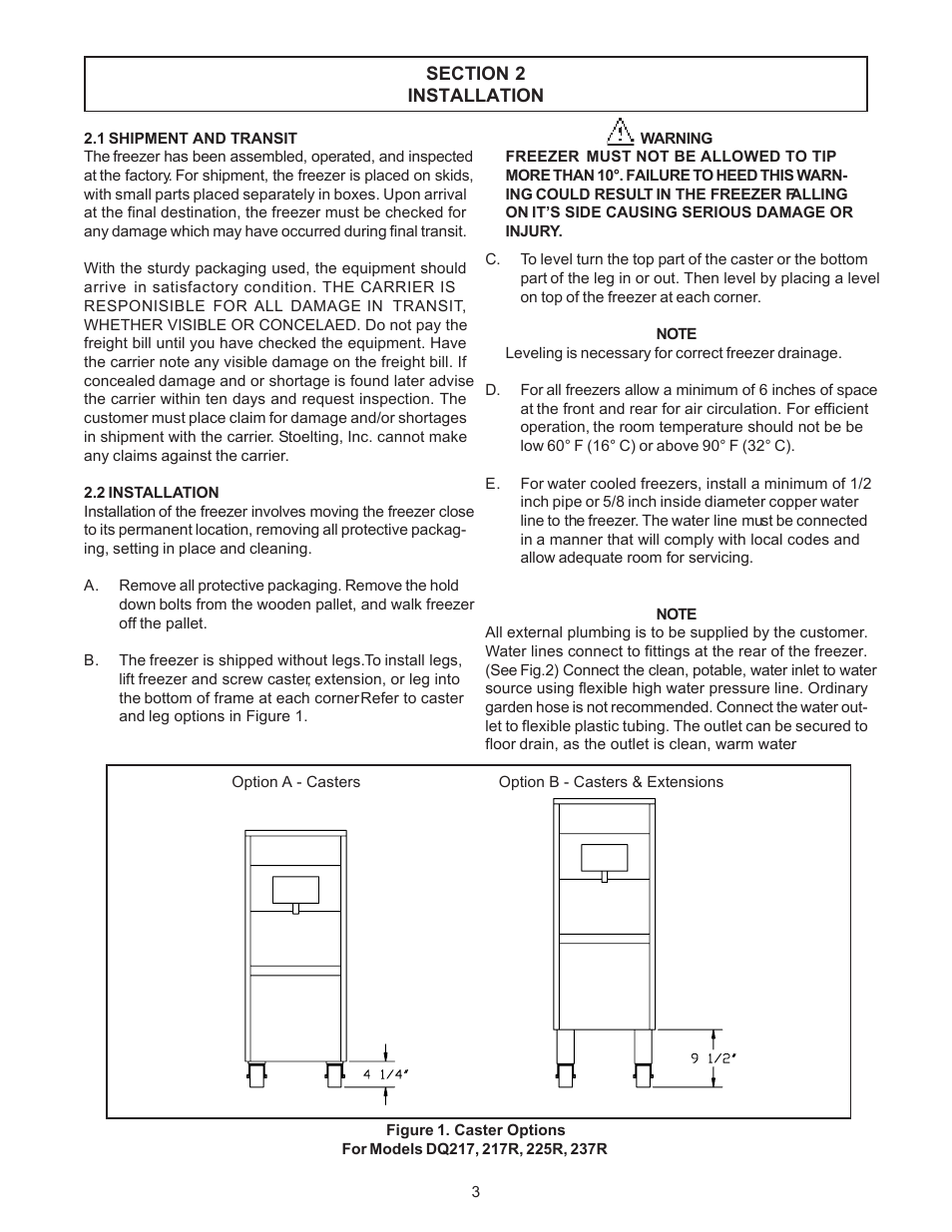 Vollrath 238R User Manual | Page 11 / 39