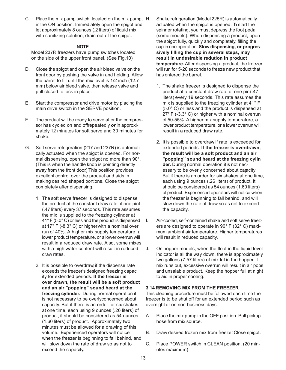 Vollrath 238R User Manual | Page 21 / 39