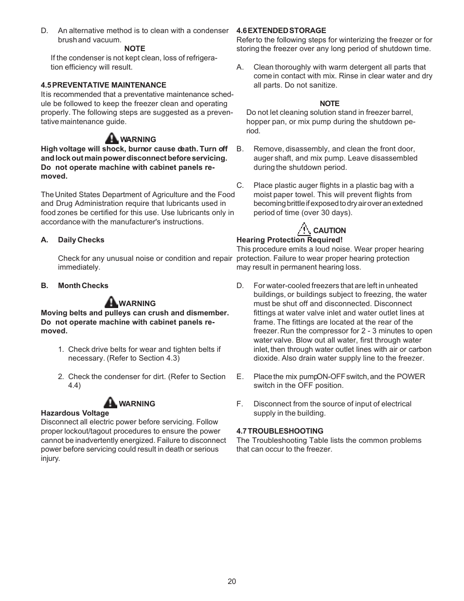 Vollrath 238R User Manual | Page 28 / 39