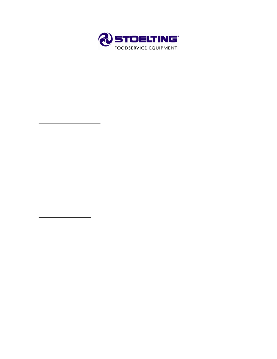 Warranty soft serve / shake freezers | Vollrath F131YG User Manual | Page 33 / 33