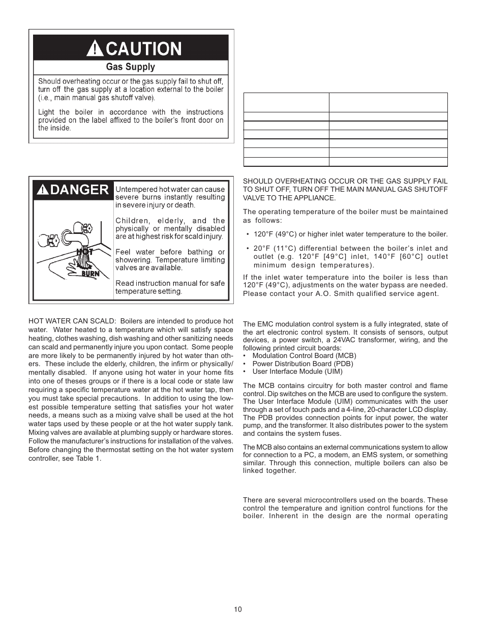 A.O. Smith 101 User Manual | Page 10 / 24