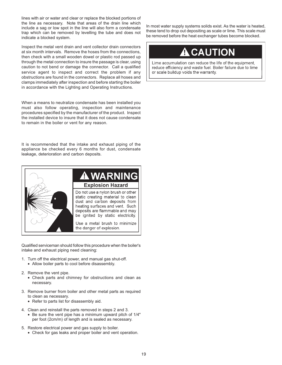 A.O. Smith 101 User Manual | Page 19 / 24
