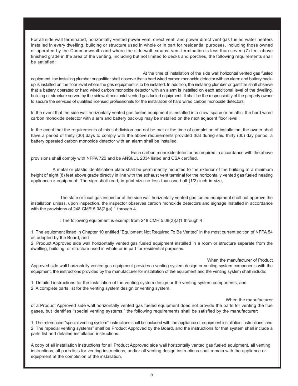 A.O. Smith 101 User Manual | Page 5 / 24