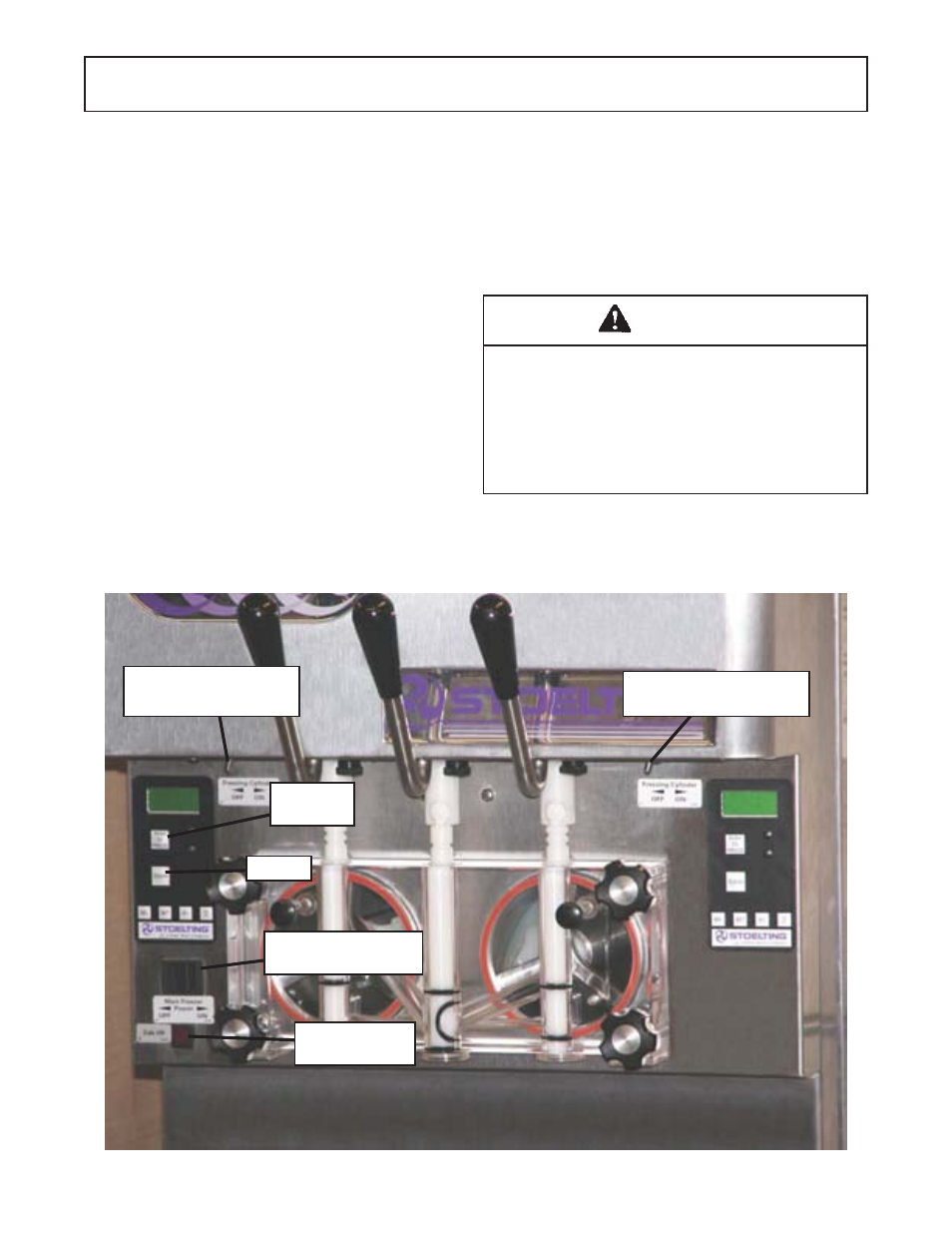 Warning | Vollrath F431 User Manual | Page 15 / 45