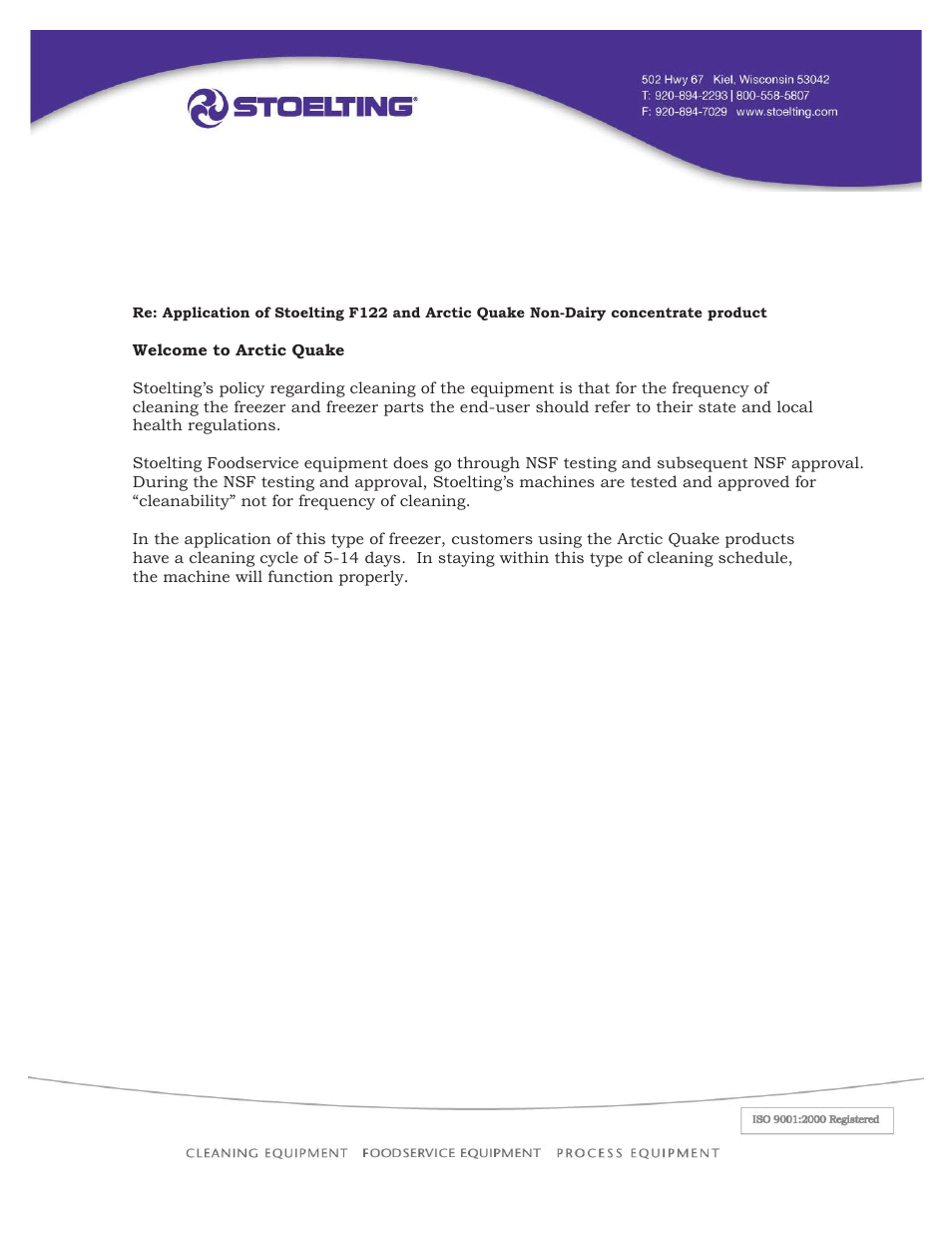 Vollrath F122 User Manual | Page 31 / 36
